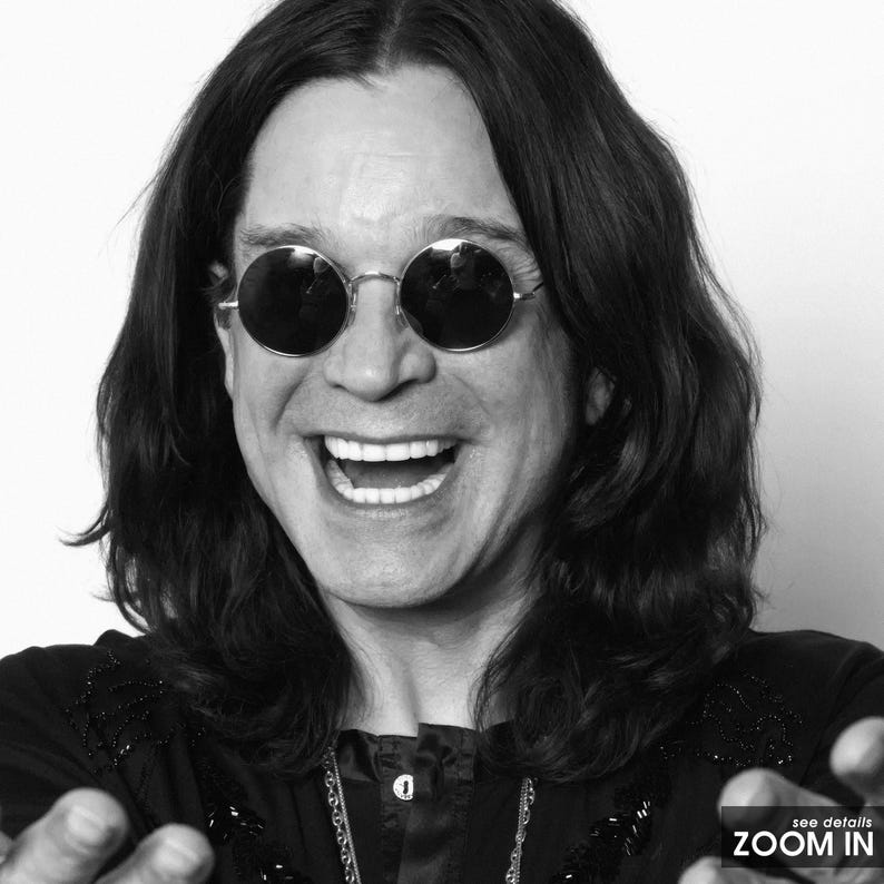 ozzy osbourne bathroom poster