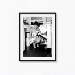 Audrey Hepburn Print, Kitchen Wall Decor, Black and White Wall Art, Vintage Print, Photography Prints, Museum Quality Photo Print