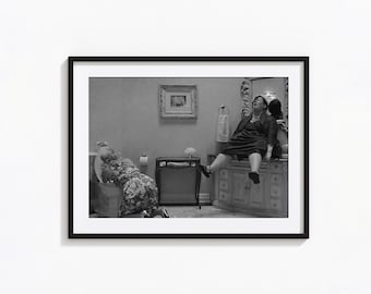 Bridesmaids Movie Poster, Funny Bathroom Print, Bathroom Wall Art, Vintage Print, Photography Prints, Museum Quality Photo Art Print