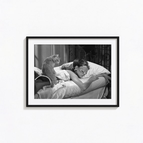Audrey Hepburn Print, Breakfast at Tiffany's Poster, Black and White Wall Art, Vintage Print, Photography Prints, Museum Quality Photo Print