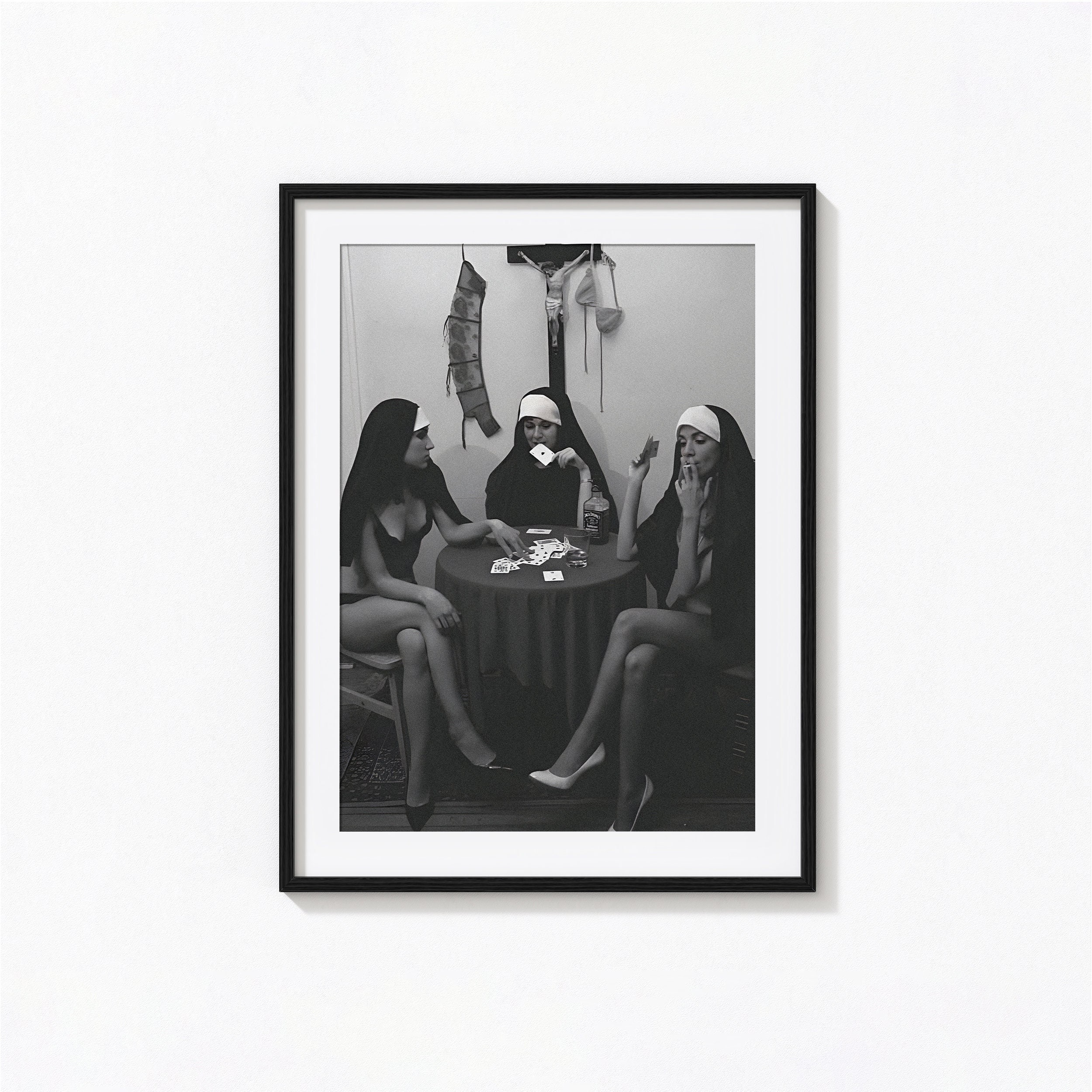 nuns smoking cigarettes print Nuns Cigarette Print, Smoking Nuns, Funny Vintage Black and White Wall Art,  Vintage Print, Photography Prints, Museum Quality Print