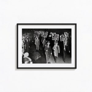 Queremos impresión de cerveza, cartel de prohibición, arte de pared en blanco y negro, impresión vintage, impresiones fotográficas, impresión de arte fotográfico de calidad de museo