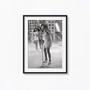 Tina Turner Print, RIP Tina Turner, Black and White Wall Art, Vintage Print, Photography Prints, Museum Quality Photo Art Print