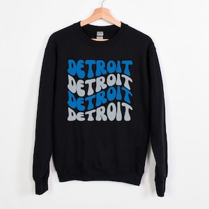 Detroit Retro golvende digitale PNG-afbeelding