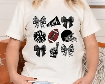 Football Bow School Spirit Tee