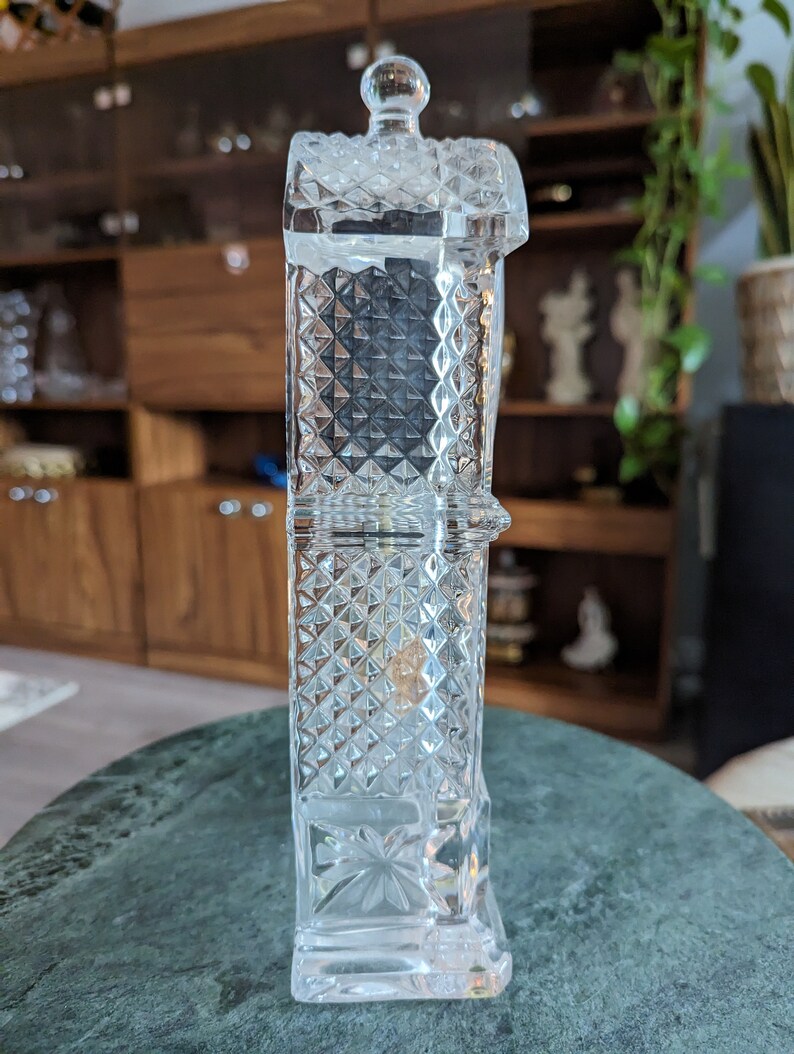 Crystal Legends Godinger Quartz Desktop Grandfather Movement Etsy