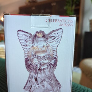 Praying angel tealight holder