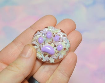 Custom Paw Print Resin Worry Stone Textured Sensory Fidget Toy for Anxiety Relief Skin Picking Autism ADHD