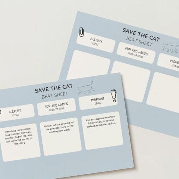 Save the Cat Plot Outline Template