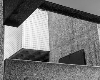 Black & White A3 Brutalist london Fine Art Prints