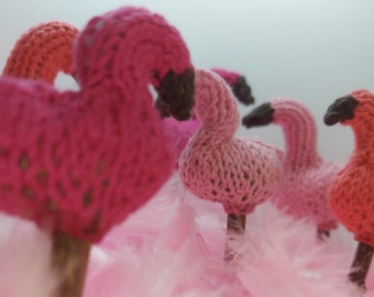 Les flamants roses - jouet pour chat