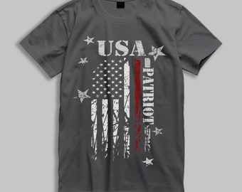 USA Patriot Design on Unisex Short Sleeve, Crop Top, Tank Top, Hoodie. Hand Made.