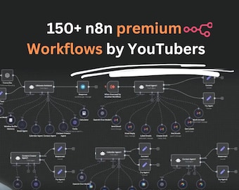 150+ premium n8n workflows | Content Creation, Business Automation, Sales, Support and more... | Lead Generation AI | YouTube | Templates