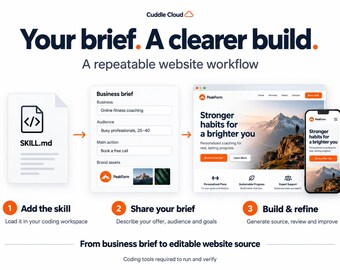 Claude Website Design Skill | Anti-Slop Landing Page Builder, Responsive Business Websites | SKILL.md Download