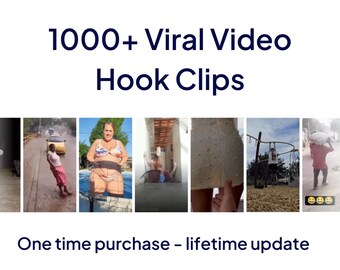 1000+ Viral Video Hooks - Create Attention Grabbing Video | Trending Videos | Attention Grabbing Videos - Resell Rights