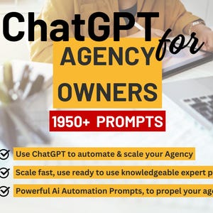 1,950+ ChatGPT Agency Prompts | Copy-and-Paste Toolkit for Agency Workflows