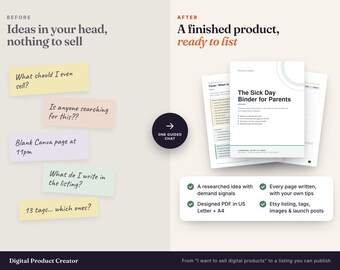 Digital Product Creator Claude Skill | Toolkit for Etsy Sellers to Make Printables, Ebooks and Planners to Sell