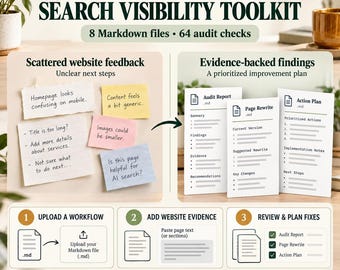 SEO Audit Claude Skill | Website Audit Checklist for AI Search Visibility, Technical SEO & On-Page Review | 64 Checks