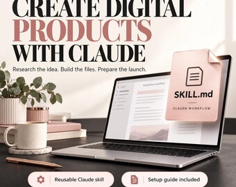 Digital Product Launch Studio for Claude | Idea Research, Pricing Scenarios and Etsy Listing Drafts | SKILL.md