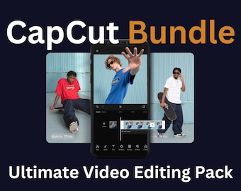 Capcut Video Editing Pack Ultimate, Presets, Color Grading, Text, Sound Effect, VFX, Light Effects, Glitch, Textures and much more