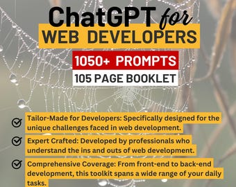 1050+ ChatGPT Prompts for Web developers | Crafted by Experienced Experts | Ultimate Copy & Paste Toolkit