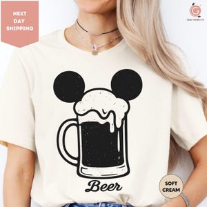 Beer Mickey Disney Shirt, Mens Disneyworld Shirt, Dineyland Shirt, Funny Disney Shirt, Drinking At Disney Shirt, Disney Father&#39;s Day Shirt