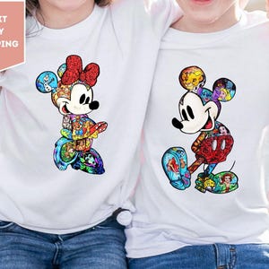 Disney Mickey and Minnie Shirt, Disney Couple Shirt, Vintage Mickey Minnie Shirt, Disney Family Vacation Shirt