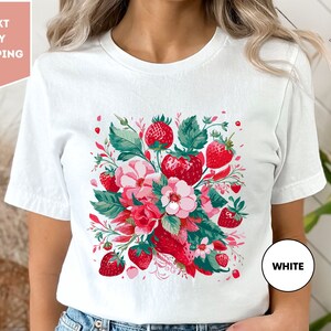 Strawberry Shirt, In My Strawberry Era, Summer Strawberry Season T-shirt, Strawberry Vibes, Gift for Her