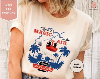 Disney Skyliner Shirt, Walt Disney World, Family Trip T-shirt, Epcot Tee, Birthday Matching Gift