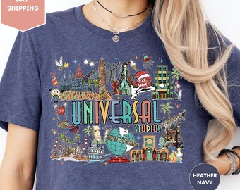 Vintage Retro Universal Studios Shirt, Universal Studios Shirt, Universal Family Trip Shirt, Universal Shirt, Universal Florida Shirt