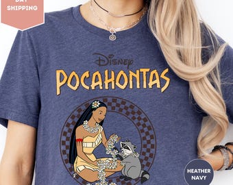 Disney Pocahontas Shirt, Meeko Afternoon Dreaming Shirt, WDW Disneyland Vacation 2025 Shirt, Magic Kingdom Shirt, Disney Trip Princess Shirt