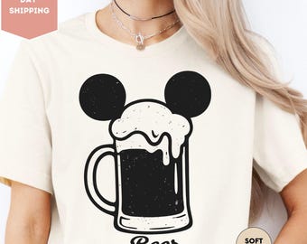 Beer Mickey Disney Shirt, Mens Disneyworld Shirt, Dineyland Shirt, Funny Disney Shirt, Drinking At Disney Shirt, Disney Father's Day Shirt