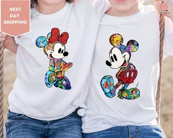 Disney Mickey and Minnie Shirt, Disney Couple Shirt, Vintage Mickey Minnie Shirt, Disney Family Vacation Shirt