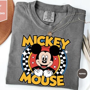 Comfort Colors Disney Shirts, Mickey Checkered Shirt, Disney Family Shirts, Mickey Mouse Tees, Disney Tee, Disneyland, Disneyworld Shirts