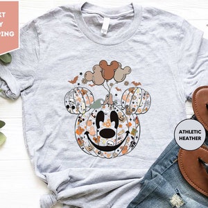 Disney Halloween Mickey Face Pumpkin Shirt, Mickey Halloween Shirt, Disney Halloween Shirts, Disney Halloween Shirt, Pumpkin Halloween Tee