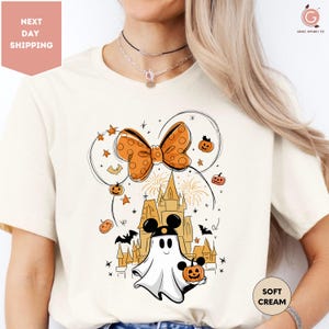 Minnie Ghost Shirt, Disneyland Halloween Castle Shirt, Minnie Halloween Shirt, Mickey&#39;s Not So Scary Halloween Party Shirt, Disney Horror