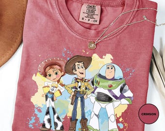 Comfort Colors Disney Toy Story Shirt, Disney Woody Shirt, Toy Story Characters Shirt, Buzz Lightyear Shirt, Toy Story Shirt, Disneyland Tee