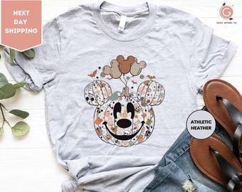 Disney Halloween Mickey Face Pumpkin Shirt, Mickey Halloween Shirt, Disney Halloween Shirts, Disney Halloween Shirt, Pumpkin Halloween Tee