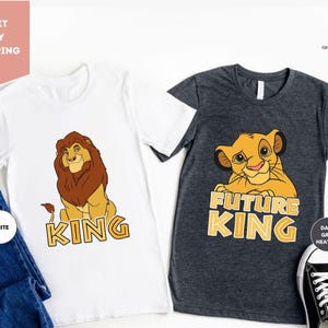 Disney Dad Kids T-Shirt, Lion King And Future King Shirt, Mufasa and Simba Shirt, Animal Kingdom Birthday Shirt, Safari Family Shirt