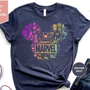 Mickey Avengers shirt, shirt superheld, Disney bijpassende familie shirts, shirt superheld team, shirt Disney Avengers