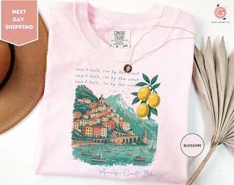 Amalfi Coast T-Shirt, Italian Travel T-shirt, Italy Girls Trip Amalfi Coast Shirts, Positano Italy Shirt, Italian Vacation Souvenir Shirts