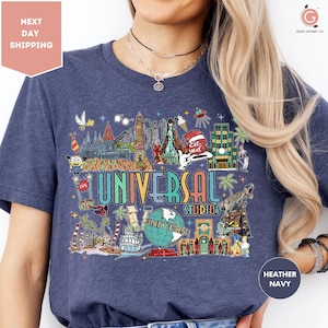 Vintage retro shirt van Universal Studios, shirt van Universal Studios, universeel shirt voor familie-uitje, universeel shirt, shirt universeel Florida