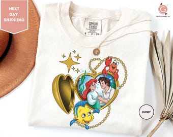 Comfort Colors Disney Little Mermaid Shirt, Little Mermaid Ariel Shirt, Ariel Mermaid Shirt, Disney Ariel Shirt, Girls Ariel Mermaid Shirt