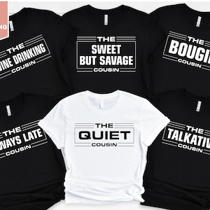 Family Reunion Cousins Nutrition Facts Shirts, Cousins Trip, Cousin Quotes Shirt, Cousin Thanksgiving Shirt, Holiday Cousin Group