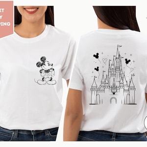 Maglietta Castello Magico, Maglietta Il Posto Più Felice Sulla Terra, Maglietta Castello Disney, Maglietta Topolino, Maglietta Disneyland, Maglietta Disneyworld, Regalo Disney