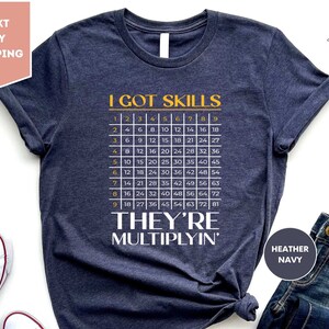 Math Teacher Shirt, Multiplying T-Shirt, Math Shirt, Funny Math Gift, Math Teacher Gift, Math Teacher Gift,Math Skills Shirt, Christmas Gift