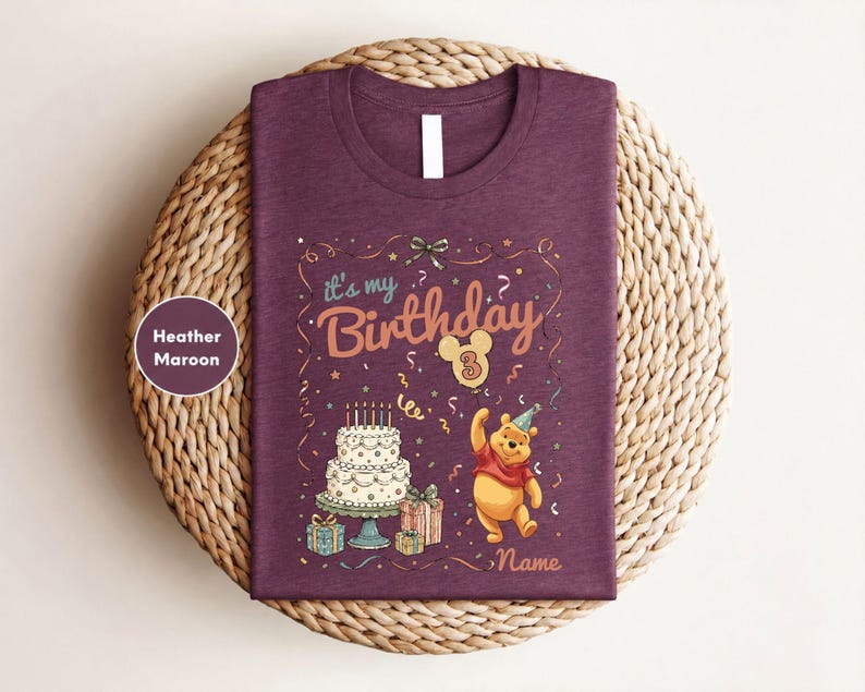 Custom Disney Birthday Crew Shirt, Personalized Mickey Friends Balloon Tee, Family Matching Tee, Disney Birthday Girl Boy Tee image 4