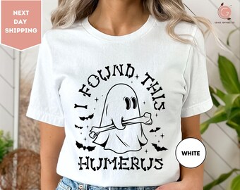 I Found This Humerous T-Shirt, Halloween Shirt, Funny Doctor Ghost Tee, Funny Shirts, Doctor Gift, Nurse Appreciation, Halloween Ghost Shirt