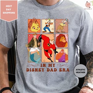 Nella mia maglietta Disney Dad Era, maglietta Disney Dad Era, regalo per papà maglietta per la festa del papà, maglietta Disney World, maglietta viaggio Disneyland, maglietta Disney