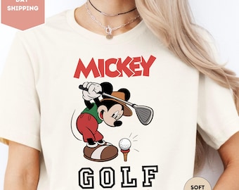 Disney Mickey Golf Adventures Shirt, Disney Golfing T-Shirt, Mickey Golfer Shirt, Disney Sport Shirt, Disneyland Family Matching Shirt